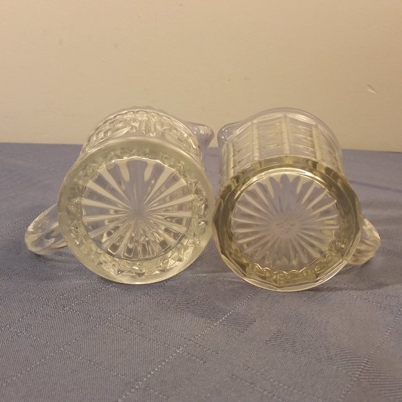 Vintage Two Glass Creamers - Picture 9 of 10